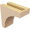 Ekena Millwork 3"W x 6"D x 6"H Classic Stockport Rough Cedar Woodgrain TimberThane Corbel, Primed Tan CORUR03X06X06STORCPR - alternate 5